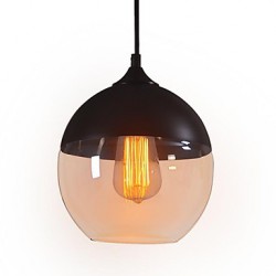 WestMenLights Modern Vintage Glass Ceiling Pendant Light E27 Max 60W 200mm Diameter