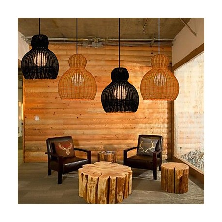 Hyacinth Rattan Chandelier