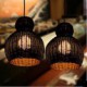 Hyacinth Rattan Chandelier