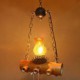 American Country Antique Bamboo Single Head Chandelier