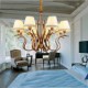 Chandeliers Modern/Contemporary Living Room/Bedroom/Dining Room/Study Room/Office Metal