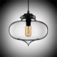 Retro Creative Single Head Glass Pendant Lamp Bar Bar Bar Cafe Restaurant In The Goldfish Bowl