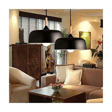 Country LED Painting Metal Pendant Lights Bedroom / Dining Room / Study Room/Office / Game Room / Hallway