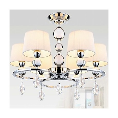 40w Modern/Contemporary Crystal Chrome Metal Chandeliers Bedroom / Dining Room / Study Room/Office / Hallway