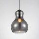 Gourd-shaped/Pendant Lamp/1 Light/Modern Simplicity/Golden/Chrome/Rose Gold/Amber/Smoky Gray/Glass &Carbon Steel