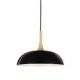 Mini Artistic Pendant Lamp/1 Light/Modern Simplicity/Black/White/Finish Aluminum & Wooden Droplight