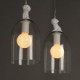 Modern Glass Dining Room Pendant Lights, Simple Kitchen Pendant Lamps Bar Cafe Hallway Balcony Pendant Lamp