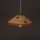 Coffee Bar Bamboo Hats Hat Chandelier Lamp