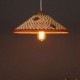 Coffee Bar Bamboo Hats Hat Chandelier Lamp