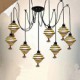 The Nordic Country Retro Honeycomb Chandelier Chandelier lamp The Heavenly Maids Scatter Blossoms. personality