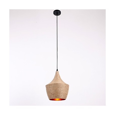 Rope Pendant Lights Mini Style Country