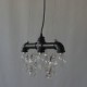 North American-Style Creative 3 Light Pendant In Pipe Design