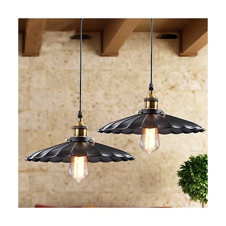 Retro Classic European Style Pendant Lights Dining Room Metal Art Droplight Give 40w Bulb Diameter 42CM