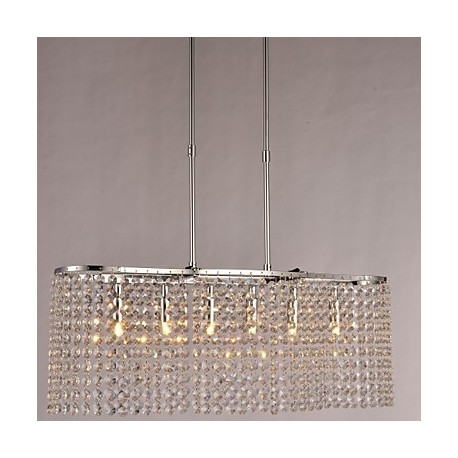 Max 40W Modern/Contemporary Crystal / Bulb Included Electroplated Pendant Lights Living Room / Dining Room / Study Room/Office