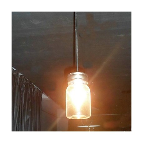 Modern Minimalist 1 Light Pendant In Bottle Shape