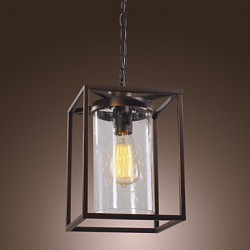 Max 40W Traditional/Classic / Vintage / Lantern Mini Style / Bulb Included Electroplated Pendant LightsLiving Room / Bedroom / D