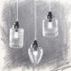 40W Modern/Contemporary / Traditional/Classic / Vintage / Lantern / Country Nickel Glass Pendant LightsLiving Room / Bedroom / D