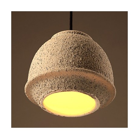 E27 19*16CM 15-20㎡Nordic Creative Arts, The Color Sand Ceramic Chandeliers Lamp Led Light