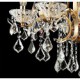 High-Grade Gold Wrought Iron Crystal Chandelier 8 Lights