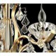 High-Grade Gold Wrought Iron Crystal Chandelier 8 Lights