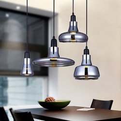 European Contracted Creative Nordic Design Shadow Glass Chandelier Lamp LED Light