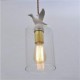 Creative personality bird Glass Chandelier