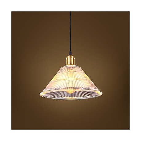 13*30CM Contracted American Rural Industrial Glass Retro Droplight Falls Lamp LED