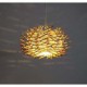 Contemporary and contracted droplight 1 light wooden hand-woven