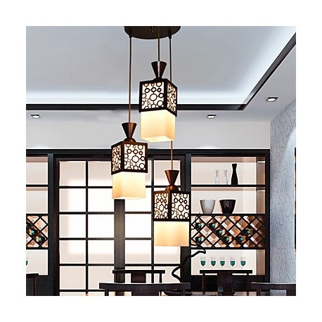 E27 10*20CM American Country Woodiness Droplight Restaurant Led Lamp Light