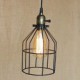 American Rural Industry Contracted Single Head Of Creative Small Hob Iron Chandelier