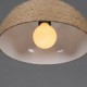 E27 30*15CM Line 1M Restore Ancient Ways The Nordic Idea Semicircle Chimney Hand Hemp Rope Personality Droplight Led