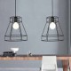 E27 5-15㎡ 28*30CM Geometrical Line Diamond Wrought Iron Chandelier Pendant Lights LED Modern/Contemporary