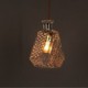 E27 220V 20*18CM 10-15㎡Romantic Bottle Creative Carved Art Glass Chandelier Light Led