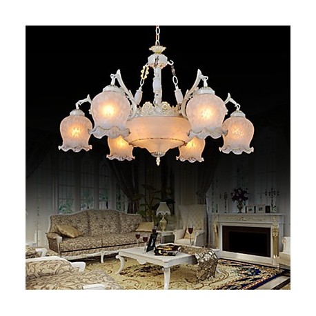 Chandeliers White 220V European Retro Classic