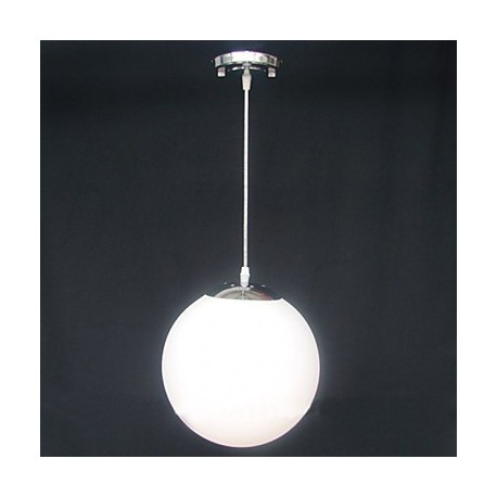 15CM Contracted White Glass Ball Decorative Chandelier Light Lamp LED