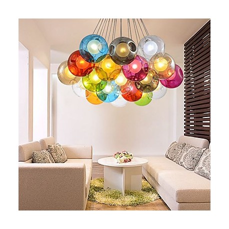 G4 220V 12CM Creative The Nordic Color Restoring Ancient Ways Goldfish Bowl Glass Creative Droplight Lamp Led Light