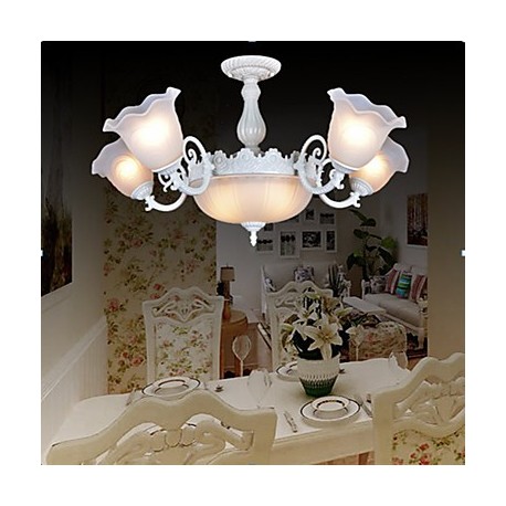 Flush Mount Lights 220V White European Retro Classic