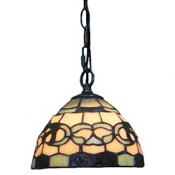 1 Light Pendant Light with Glass Shade