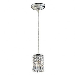 Max 60W Modern/Contemporary Crystal / Mini Style Electroplated Pendant LightsLiving Room / Bedroom / Dining Room / Study Room/Of