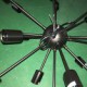 North American-Style Minimalist Radial 18 Light Chandelier