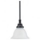 Elegant Pendant Light in White Shade