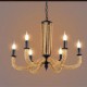 Retro Rope Chandelier Personality Iron lamp