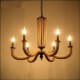 Retro Rope Chandelier Personality Iron lamp