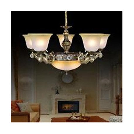 Chandeliers 220V Bronze European Retro Classic