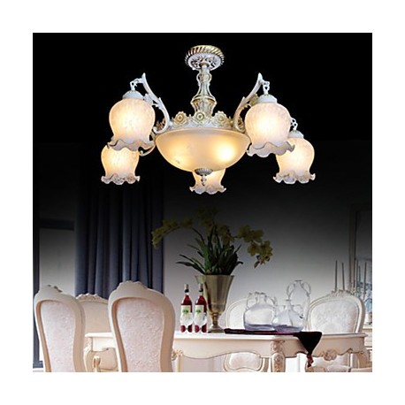 Chandeliers, Traditional/Classic/Vintage/Retro Living Room/Bedroom/Dining Room/Study Room/Office/Hallway Metal