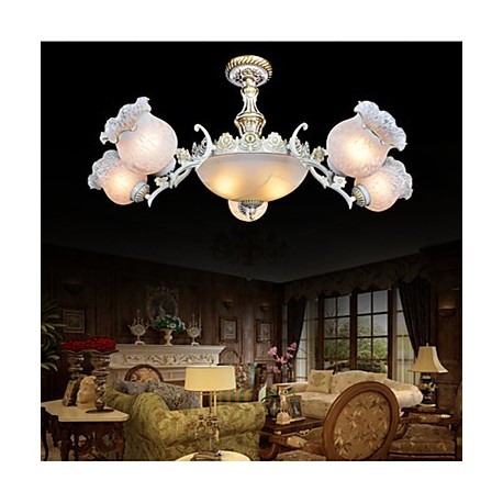 Chandeliers, Traditional/Classic/Vintage/Retro Living Room/Bedroom/Dining Room/Study Room/Office/Hallway Metal