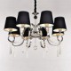 40 Traditional/Classic Bulb Included Nickel Metal Chandeliers Living Room / Dining Room