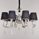 40 Traditional/Classic Bulb Included Nickel Metal Chandeliers Living Room / Dining Room