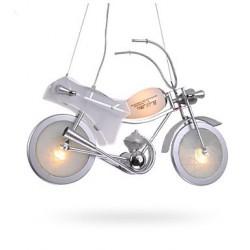 Motorcycle lamp Cartoon lighting Boy Bedroom lamp Personality Children Room lamps