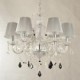 Chandelier Crystal Luxury Modern 1 Tiers Living 6 Lights